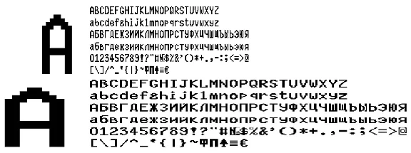 Full set of KKM fonts FELIX-RK (ttf) 16 pcs ver. 1-8