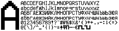 Full set of 4 fonts KKM MERCURY-114.1-TORNADO(ttf)