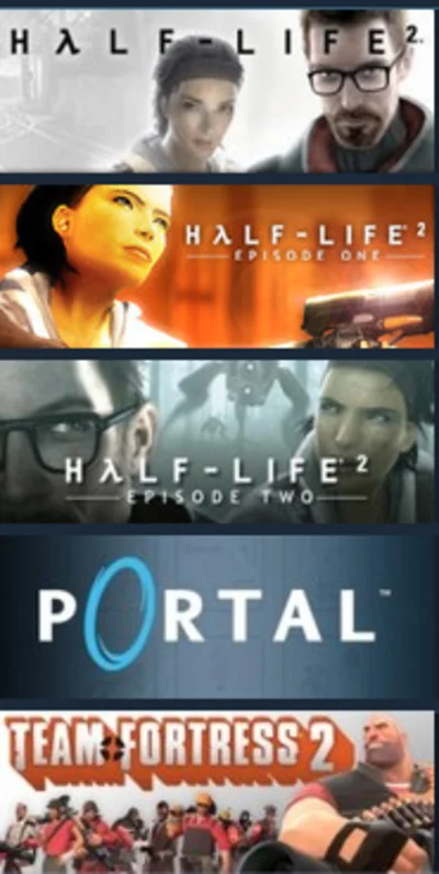 THE ORANGE BOX: 5 ИГР(HALF LIFE 2 + TF2+PORTAL )STEAM