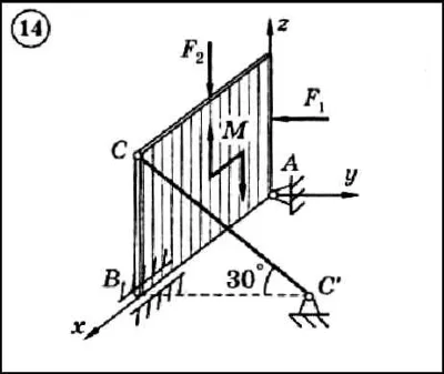 Dievsky V.A. - Solution of problem C5 variant 14(C5-14)