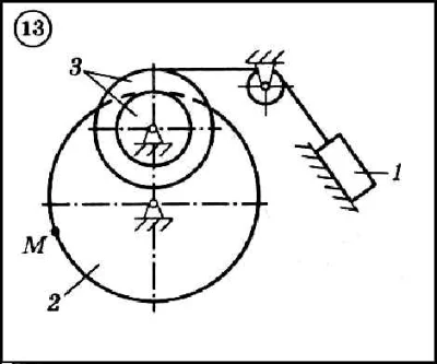 Решение задачи К2 вариант 13 (К2-13) - Диевский В.А.