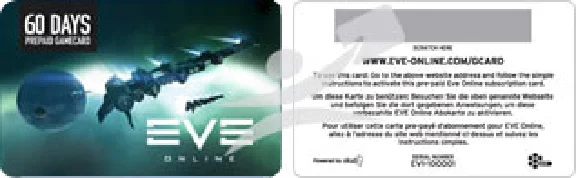 Eve Online Time Card for 60 days Discount System