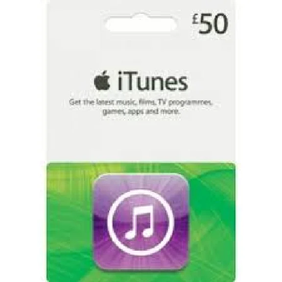 ITUNES GIFT CARD 50 GBP UK + ПОДАРОК
