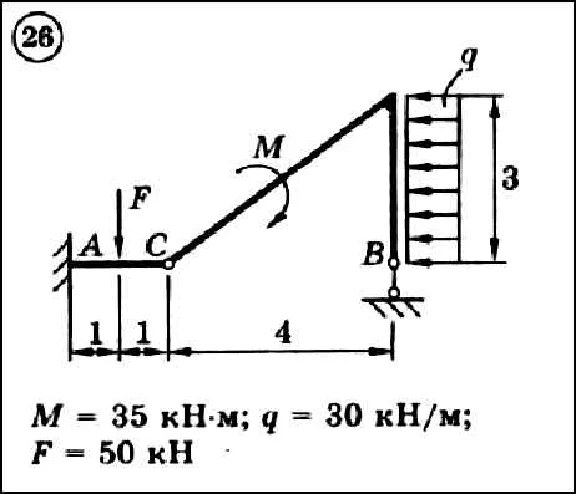 Dievsky V.A - Solution of problem D4 variant 26 task 1