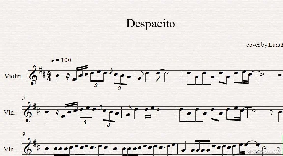 Despacito violin cover