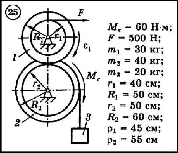 Dievsky V.A. - Solution of task D6 option 25 (D6-25)