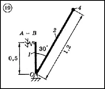 Dievsky V.A - Solution of problem D7 variant 19 task 1
