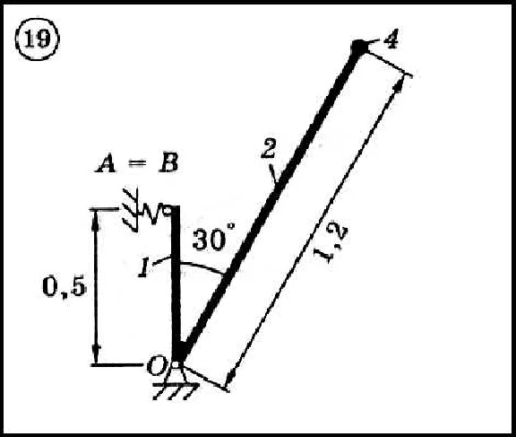 Dievsky V.A - Solution of problem D7 variant 19 task 1