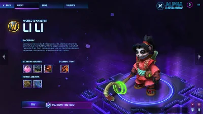 Heroes of the Storm - Li li hero (Battle.net) EU/RU