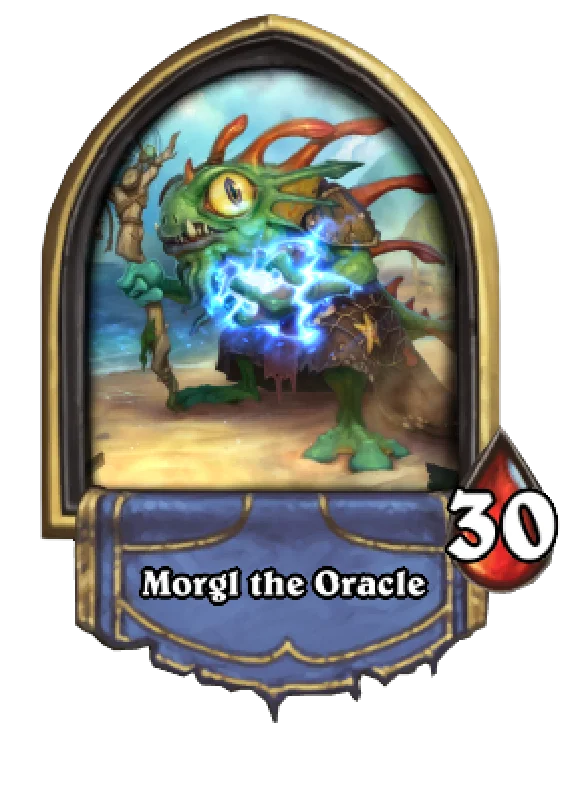 МОРГЛ ОРАКУЛ Hearthstone - шаман портрет + Подарок