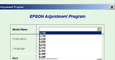 Сброс памперса Epson L366