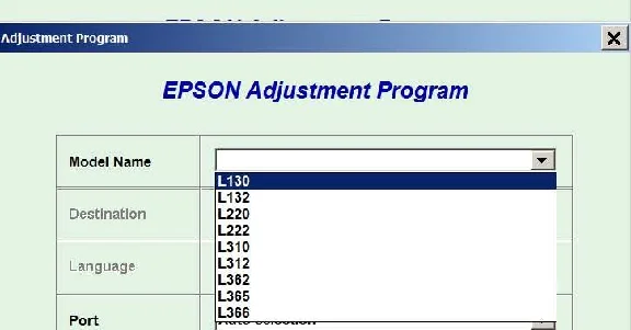Сброс памперса Epson L366