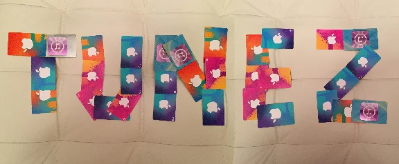 iTunes Gift Card $15 USA = Photo of the back side!SALE