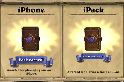 7 Hearthstone Expert Packs [iOS + android + galaxy]