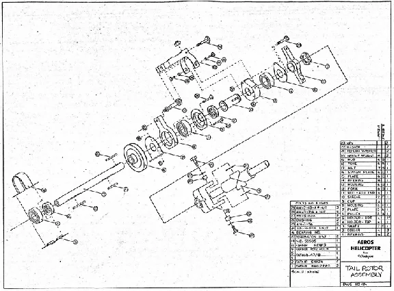 You Aviator. Drawings of helicopter Aeros.