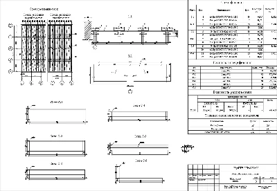 Расчет и конструирование монолитной ребристой плиты