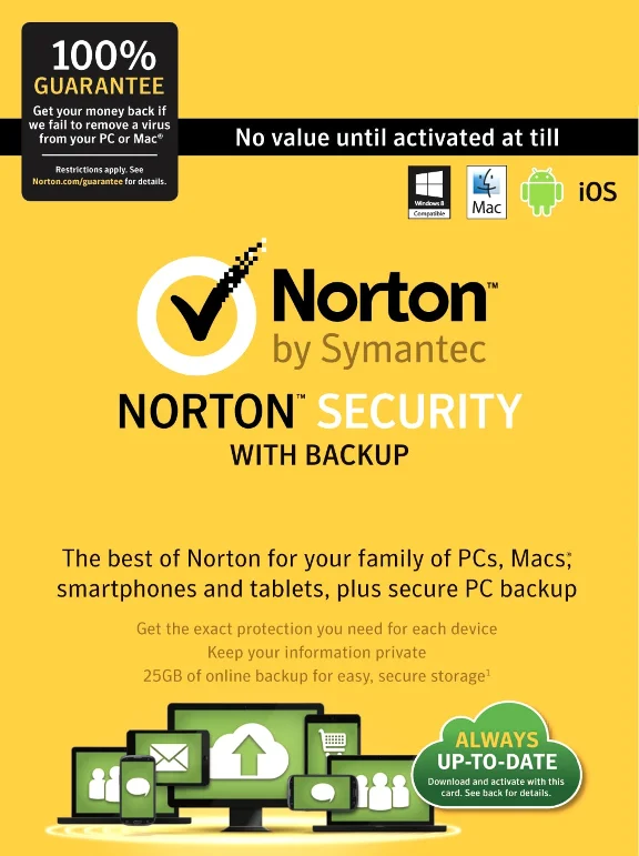 🔑💯Norton Internet Security 2021 / 1 year 1 PC💯🔑