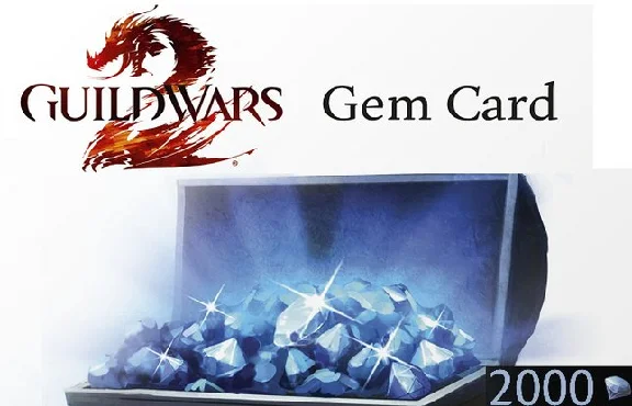 GUILD WARS 2 GEM CARD 2000  (Region Free)
