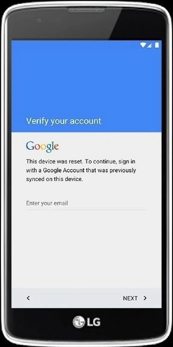 LG FRP unlocks Google account unlock screen block