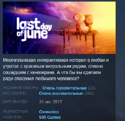 Last Day of June STEAM KEY RU+CIS LICENSE 💎