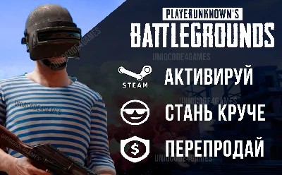 PUBG Mail.Ru blue Telnyashka T-Shirt Global Steam code