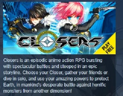 Closers PREMIUM BONUS KEY REGION FREE GLOBAL