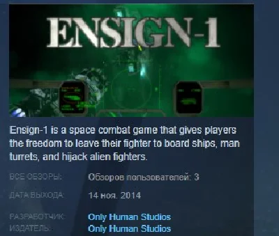 Ensign-1 2014 STEAM KEY REGION FREE GLOBAL