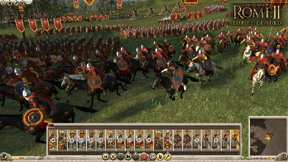 Total War  Rome II  Empire Divided (steam key) -- RU