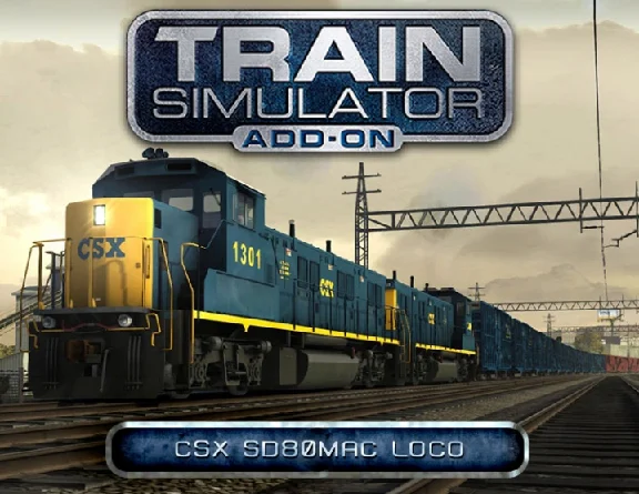Train Simulator CSX SD80MAC Loco AddOn (steam) DLC