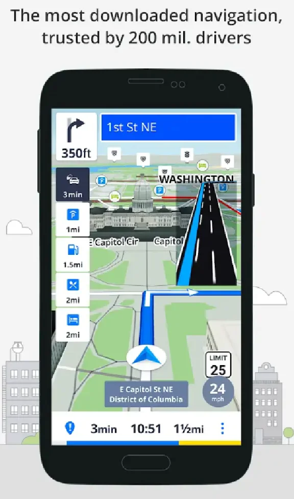 Sygic GPS Navigation Premium +Traffic World for Android
