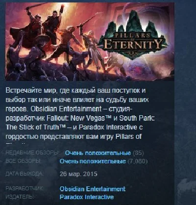 Pillars of Eternity Hero Edition STEAM KEY LICENSE 💎