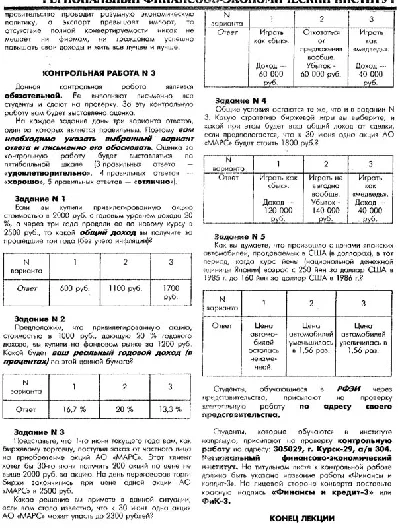 RFEI F & C-3 "Finance and Credit RZB 'control work