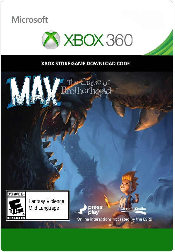 Code🗝️Key Xbox 360 Max : The Curse of Brotherhood