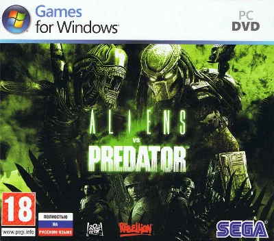 Aliens vs Predator. For Steam. Scan from 1C
