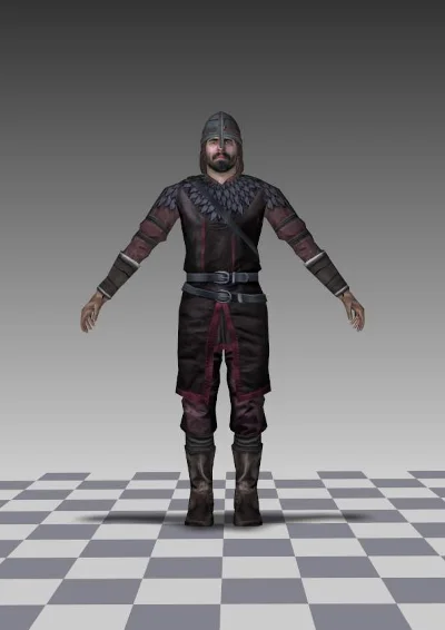 3d srednevikovy warrior