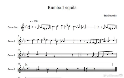 Eric bouvelle- Rumba Tequila (accordion)