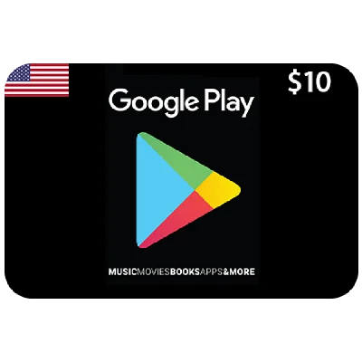 Google Play Подарочная карта - 10$ США GooglePlay