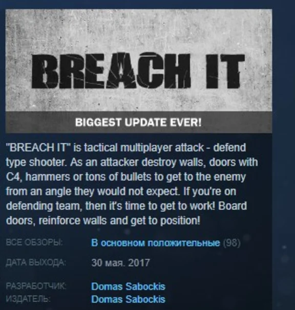 BREACH IT 💎 STEAM KEY REGION FREE GLOBAL