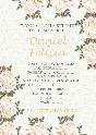 Template of the invitation to the wedding "Trandafir" №