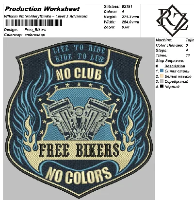 Biker´s patches - Life_FREE