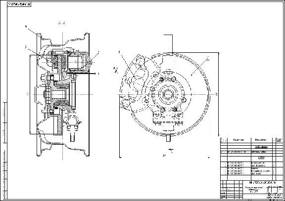 Plans brake VAZ-2109