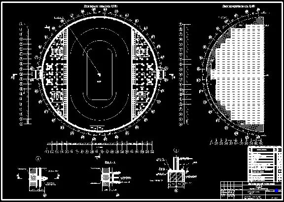 Thesis project indoor stadium area 20000м2