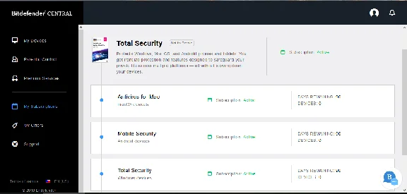 Bitdefender Total Security 2020/2019 90d 5-PC