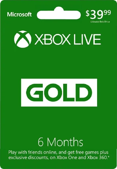 z XBOX Live Gold 6 months (RU)