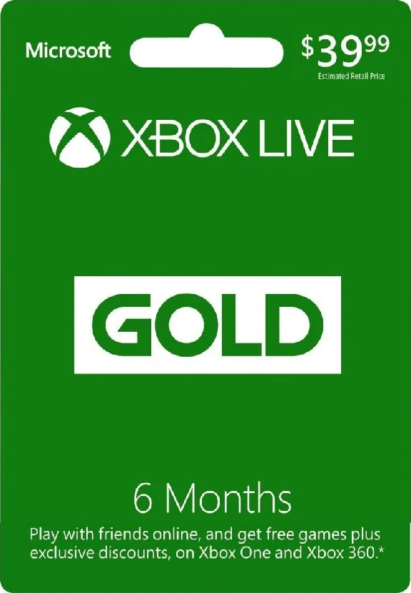 z XBOX Live Gold 6 months (RU)