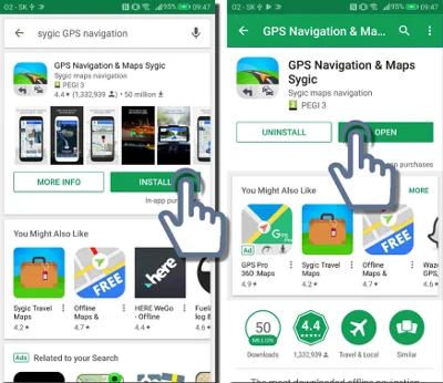 Sygic GPS Navigation Premium +Traffic World для Android