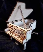 Piano music box DXF CDR vector model for laser cut cnc