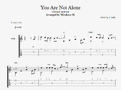 You Are Not Alone - Michael Jackson