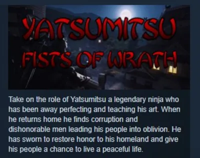 Yatsumitsu Fists of Wrath STEAM KEY REGION FREE GLOBAL