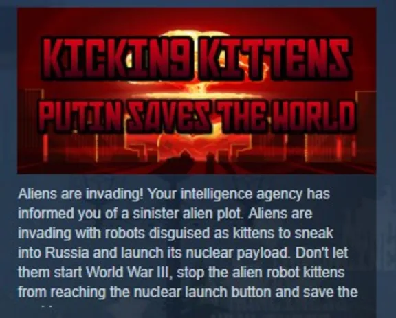 Kicking Kittens: Putin Saves The World STEAM KEY GLOBAL